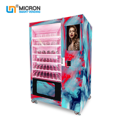 เครื่องจำหน่ายเครื่องสำอางขนตาความจุขนาดใหญ่พร้อมจอโฆษณาในห้างสรรพสินค้า