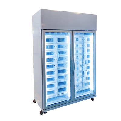 ร้านค้าปลีกแบบไม่ต้องใส่ข้อมูล Cooling Locker Vending Machine Metal Frame